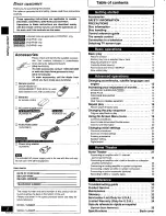 Preview for 2 page of Panasonic DVD-RV31K Operating Operating Instructions Manual