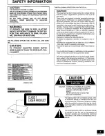 Preview for 3 page of Panasonic DVD-RV31K Operating Operating Instructions Manual