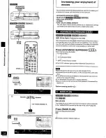 Preview for 14 page of Panasonic DVD-RV31K Operating Operating Instructions Manual