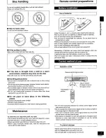 Предварительный просмотр 7 страницы Panasonic DVD-RV65 Operating Instructions Manual