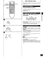 Предварительный просмотр 13 страницы Panasonic DVD-RV65 Operating Instructions Manual