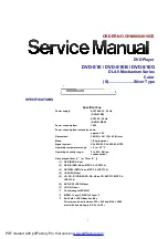 Panasonic DVD-S1E Service Manual preview