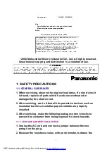 Preview for 3 page of Panasonic DVD-S1E Service Manual