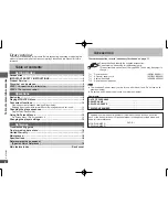 Предварительный просмотр 2 страницы Panasonic DVD-S1S Operating Instructions Manual