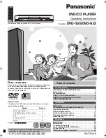 Preview for 1 page of Panasonic DVD-S23 Operating Instructions Manual