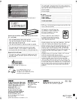 Preview for 20 page of Panasonic DVD-S25UP-S Operating Operating Instructions Manual