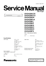 Panasonic DVD-S29GCS Service Manual preview