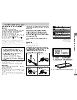 Preview for 3 page of Panasonic DVD-S325 Operating Instructions Manual