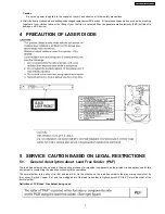 Preview for 7 page of Panasonic DVD-S325E Service Manual