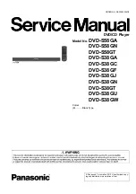 Preview for 1 page of Panasonic DVD-S38GA Service Manual