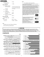 Preview for 2 page of Panasonic DVD-S422PC Service Manual