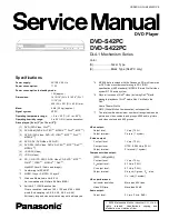 Preview for 1 page of Panasonic DVD-S42PC Service Manual