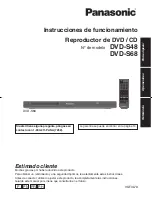 Предварительный просмотр 1 страницы Panasonic DVD-S48 Instrucciones De Funcionamiento
