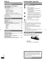 Preview for 4 page of Panasonic DVD-S48 Instrucciones De Funcionamiento