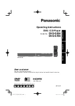 Preview for 2 page of Panasonic DVD-S500EB-K Operating Instructions Manual