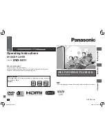 Panasonic DVD-S511 Operating Instructions Manual preview