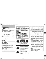 Preview for 3 page of Panasonic DVD-S52S Operating Instructions Manual