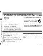 Preview for 4 page of Panasonic DVD-S53S - Up-Converting 1080p DVD Player Operating Instructions Manual