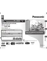 Panasonic DVD-S54 Operating Instructions Manual preview