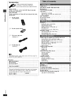 Preview for 2 page of Panasonic DVD-S55 Operating Instructions Manual