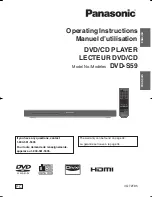 Preview for 1 page of Panasonic DVD-S59 Operating Instructions Manual