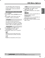 Preview for 25 page of Panasonic DVD-S59 Operating Instructions Manual