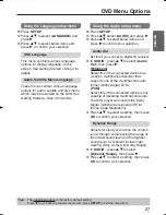 Preview for 27 page of Panasonic DVD-S59 Operating Instructions Manual