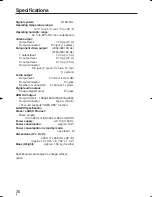 Preview for 30 page of Panasonic DVD-S59 Operating Instructions Manual