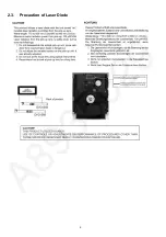 Предварительный просмотр 6 страницы Panasonic DVD-S68GA Service Manual