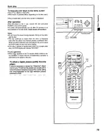 Preview for 19 page of Panasonic DVD-X410 Operating Instructions Manual