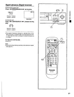 Preview for 21 page of Panasonic DVD-X410 Operating Instructions Manual