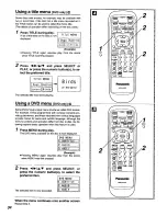 Preview for 34 page of Panasonic DVD-X410 Operating Instructions Manual