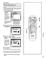 Preview for 37 page of Panasonic DVD-X410 Operating Instructions Manual