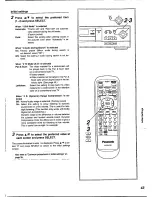 Preview for 43 page of Panasonic DVD-X410 Operating Instructions Manual