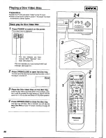 Preview for 46 page of Panasonic DVD-X410 Operating Instructions Manual