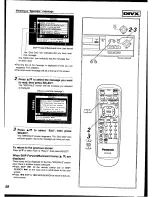 Preview for 58 page of Panasonic DVD-X410 Operating Instructions Manual