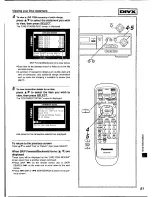 Preview for 61 page of Panasonic DVD-X410 Operating Instructions Manual