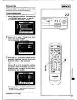 Preview for 63 page of Panasonic DVD-X410 Operating Instructions Manual