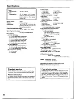 Preview for 80 page of Panasonic DVD-X410 Operating Instructions Manual