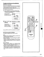 Preview for 111 page of Panasonic DVD-X410 Operating Instructions Manual