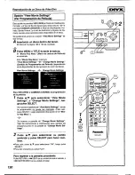 Preview for 130 page of Panasonic DVD-X410 Operating Instructions Manual