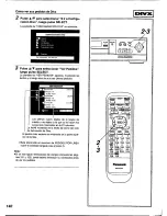 Preview for 140 page of Panasonic DVD-X410 Operating Instructions Manual