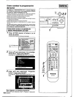 Preview for 142 page of Panasonic DVD-X410 Operating Instructions Manual