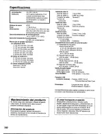 Preview for 160 page of Panasonic DVD-X410 Operating Instructions Manual