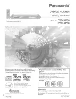 Preview for 1 page of Panasonic DVD-XP30S Operating Instructions Manual