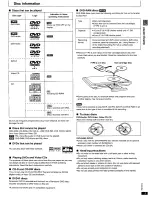 Preview for 5 page of Panasonic DVD-XP50S Operating Operating Instructions Manual