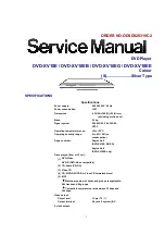 Preview for 1 page of Panasonic DVD-XV10E Service Manual