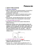 Preview for 3 page of Panasonic DVD-XV10E Service Manual