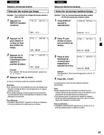 Preview for 35 page of Panasonic DVDA100 - DVD Operating Instructions Manual