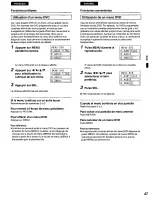 Preview for 47 page of Panasonic DVDA100 - DVD Operating Instructions Manual